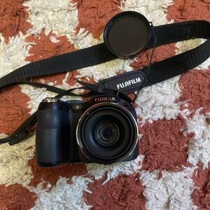 Fujifilm Black Digital Camera with Lens Cap S9000